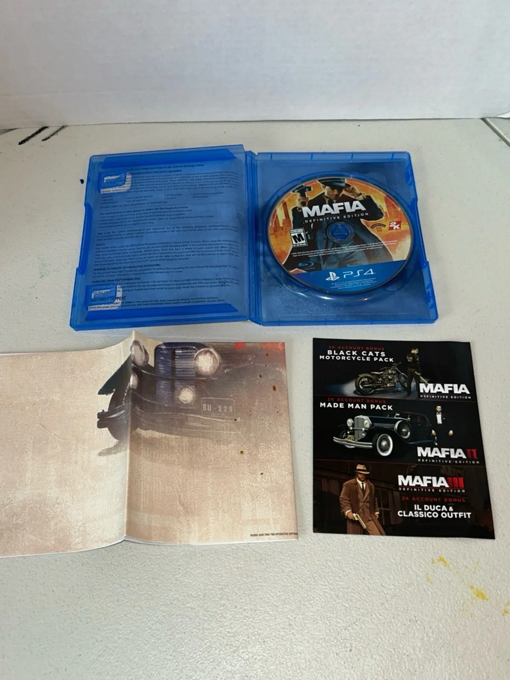 Mafia: Definitive Edition (PS4) - Blue Case